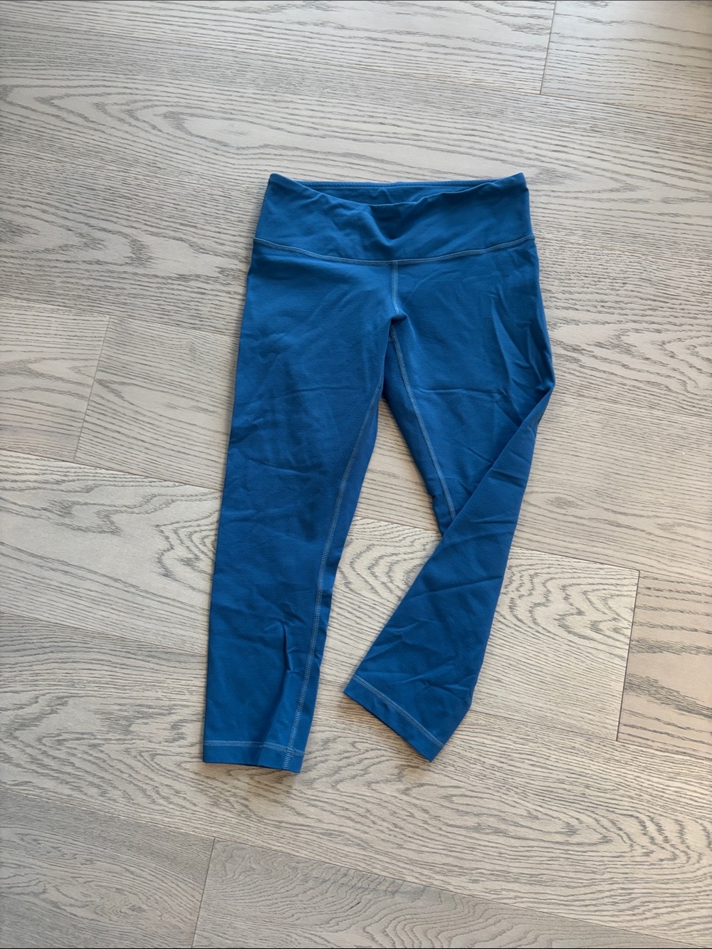 lululemon athletica Blue High-Rise Capri Leggings